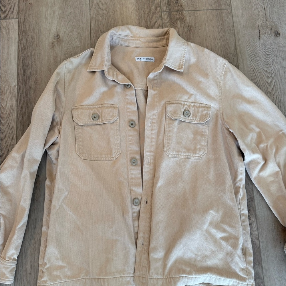 Men’s Zara Cream shirt/jacket